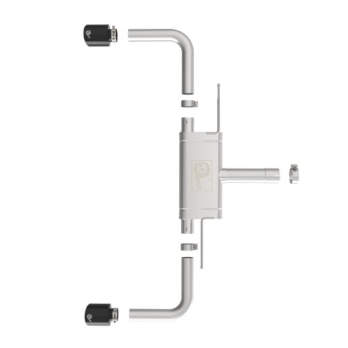 aFe Power MACHForce XP Exhausts Axle-Back 21-24 BMW 228i 2.0T (SS w/ Black Tips) - Image 4