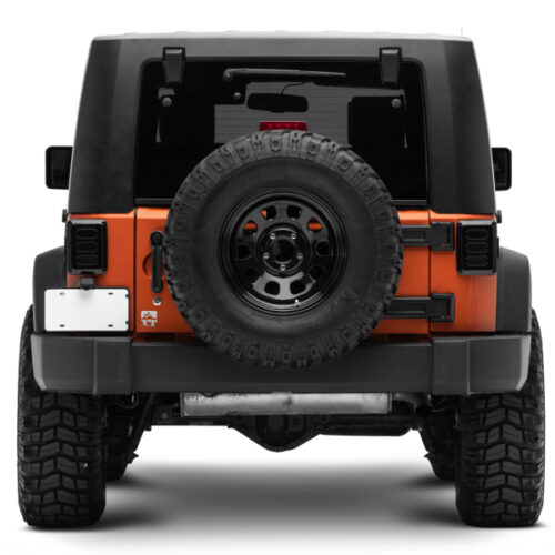 Raxiom for 2007-2018 Jeep Wrangler JK LED Tail Lights- Black Housing (Smoked Lens) - Image 9
