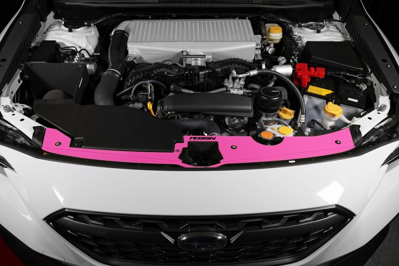 PERRIN 22-26 Subaru WRX Radiator Shroud - Hyper Pink - Image 5
