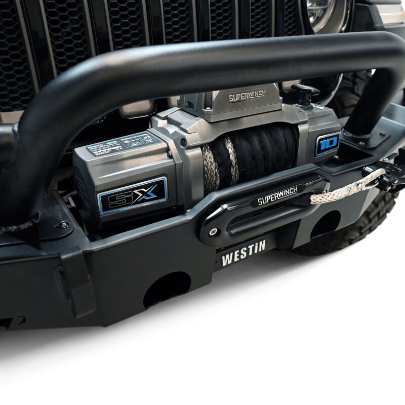 Westin 20-25 Jeep Gladiator / 18-25 Wrangler JL XTS Front Bumper - Tex. Blk - Image 9
