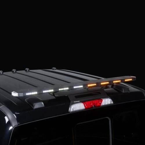 Putco 48In Universal 48In Tri Color Hornet Light (Amber/Blue/White) - LED Stealth Rooftop Strobe Bar - Image 3