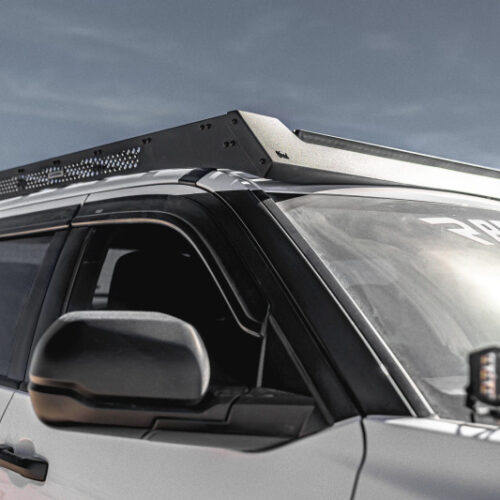 Go Rhino 22-23 Toyota Tundra CrewMax Ceros Low Profile Roof Rack - Tex. Blk