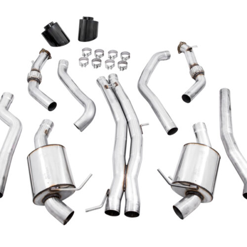 AWE Tuning Touring Edition Exhaust - w/ Diamond Black RS Tips for Audi B9 RS5 - Image 8