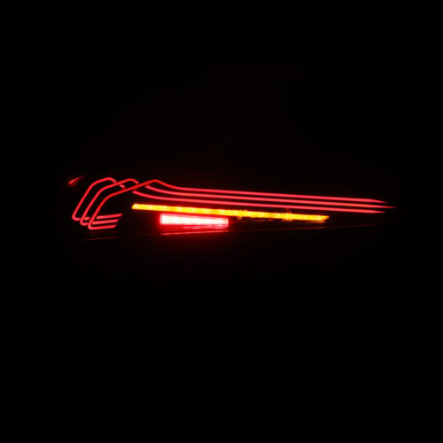 AlphaRex 20-24 Toyota Supra LUXX-Series Laser Style LED Tail Lights Black - Image 5