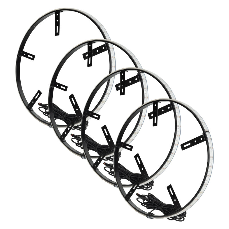 ORACLE Lighting LED Illuminated Wheel Rings 16.5in PLASMA ColorSHIFT w/BC2 Bluetooth Controller - Image 2