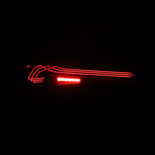AlphaRex 20-24 Toyota Supra LUXX-Series Laser Style LED Tail Lights Black - Image 7