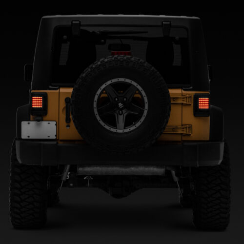 Raxiom for 2007-2018 Jeep Wrangler JK LED Tail Lights- Black Housing (Smoked Lens) - Image 10
