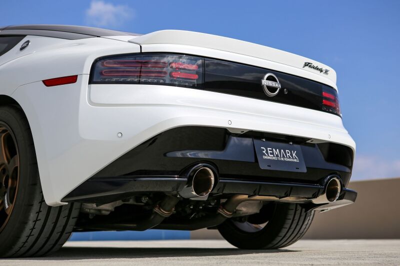 REMARK 2023+ Nissan Z Burnt Stainless Double Wall Tip Axle Back Exhaust - Image 3