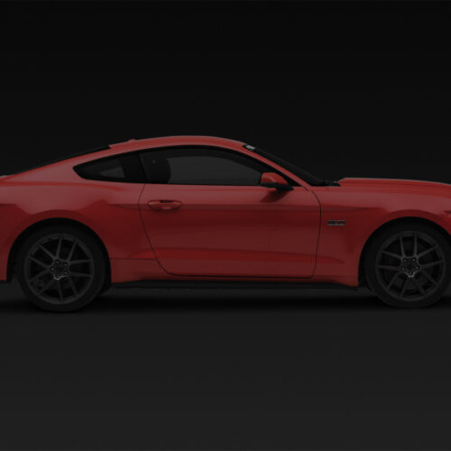 Alternative view of Raxiom for 2015-2022 Ford Mustang Axial Series LED Side Marker Lights Rear (Smoked)
