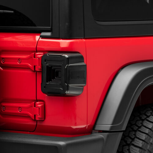 Raxiom for 2018-2022 Jeep Wrangler JL Axial Series Plateau LED Tail Lights- Black Housing (Smoked Lens) - Image 7