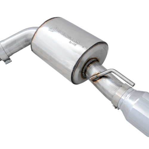 Alternative view of AWE Tuning Touring Edition Exhaust - Silver Tips for 2015+ Dodge Charger 6.4L/6.2L SC Non-Resonated