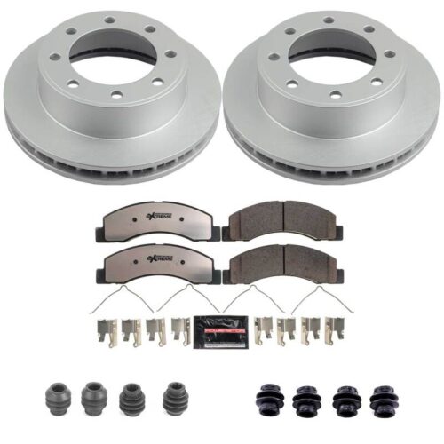 Power Stop 00-05 Ford Excursion Front Z36 Coated Truck & Tow Brake Kit