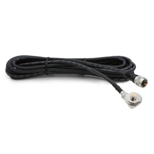 Alternative view of Rugged Radios 15 Ft Antenna Cable with Removable Mini 3/8 NMO Bulkhead Mount
