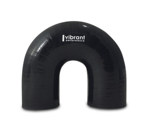 Vibrant 180 Degree Elbow 1.50in ID x 5.50in Leg Length Silicone Hose Coupler