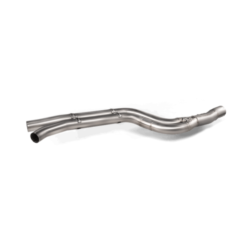 Alternative view of Akrapovic Link Pipe Set (SS) (Hardware Included) for 2019 Toyota Supra (A90) w/o OPF/GPF Evolution