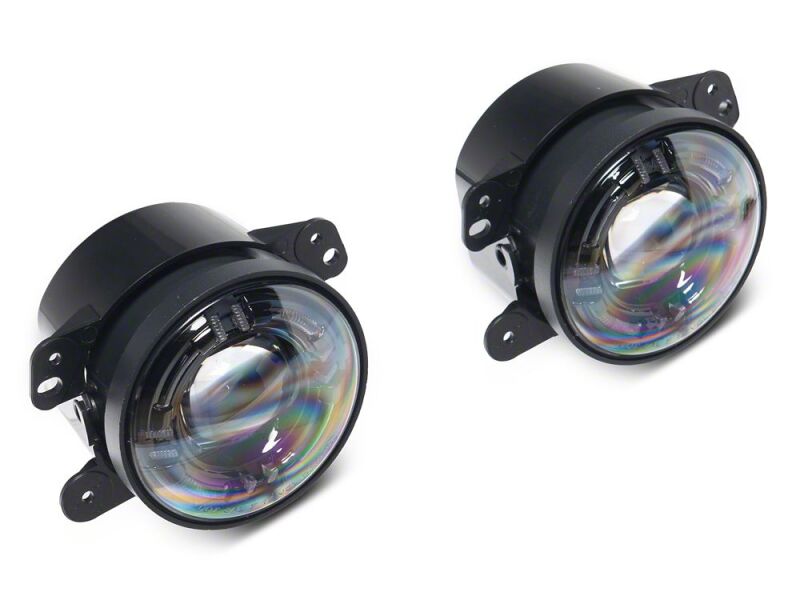 Raxiom for 2007-2018 Jeep Wrangler JK V2 LED Fog Lights with Amber Turn Signals