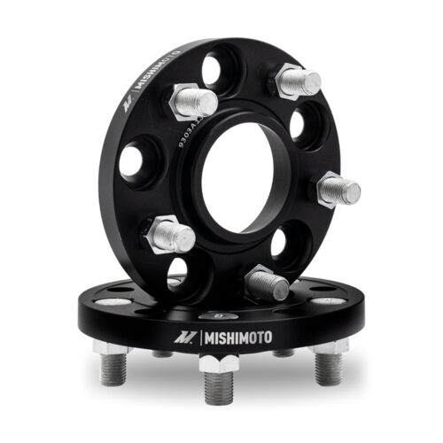 Mishimoto 5x114.3 15mm 56.1 Bore M12 Wheel Spacers - Black - Image 3