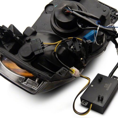 Raxiom for 2002-2005 Dodge RAM 1500 LED Projector Headlights w/ SEQL LED Bar- Black Housing (Clear Lens) - Image 5