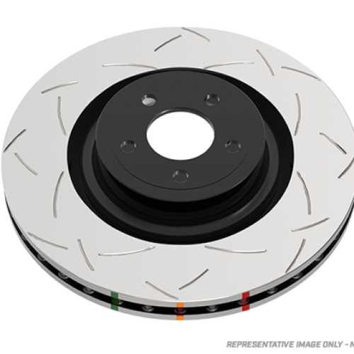 DBA 2018 Kia Stinger Rear 4000 Series Slotted Rotor - Image 2