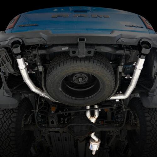 AWE Tuning Cat-Back Exhaust - Diamond Black Tips for 19-21 RAM 1500 5.7L (w/Cutouts) 0FG Dual Rear Exit - Image 9