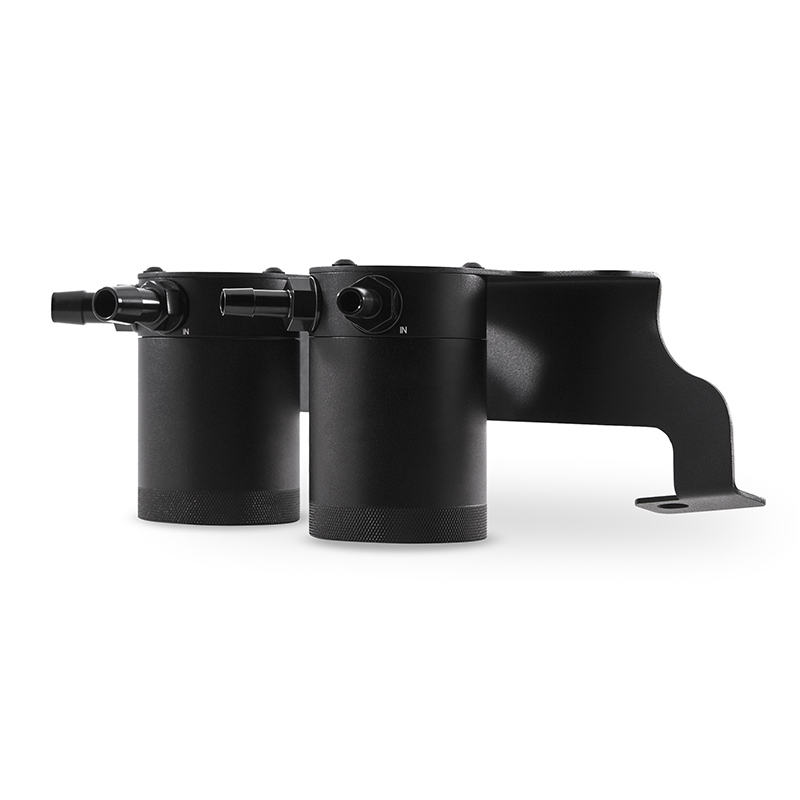 Mishimoto Baffled Oil Catch Can Kit - Black for 2016+ Chevrolet Camaro 2.0T - Image 4