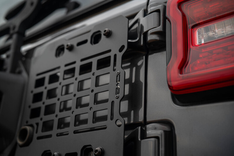 DV8 Offroad 2018-2025 Jeep Wrangler JL Tailgate Reinforcement Molle Panel - Image 3