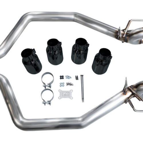 AWE Tuning Track Edition Axle-Back Exhaust w/ Diamond Black Tips for C6 Chevrolet Corvette Z06/ZR1 - Image 10