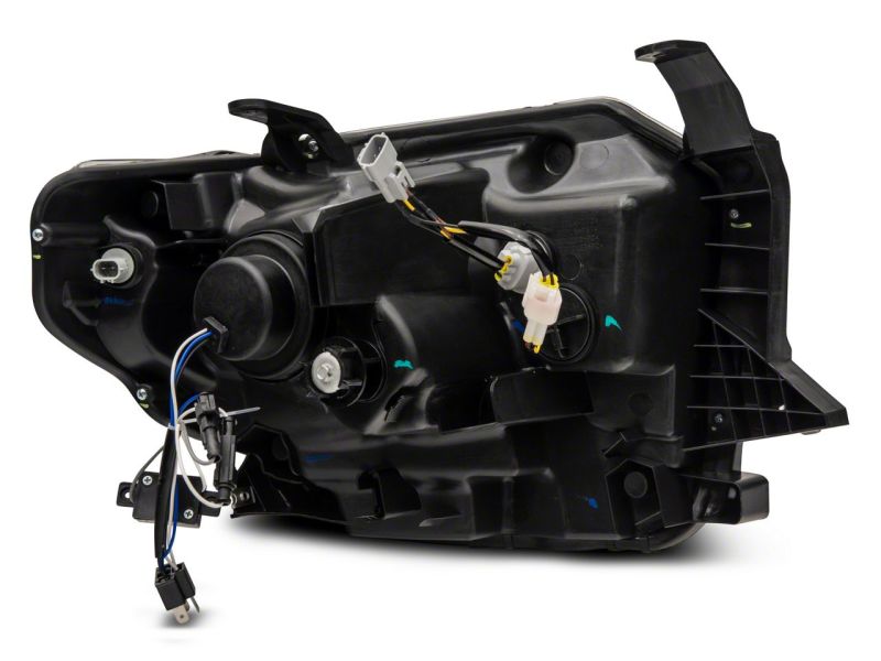 Raxiom for 2014-2021 Toyota Tundra Axial Projector Headlights w/ SEQL LED Bar- Black Housing (Clear Lens) - Image 4