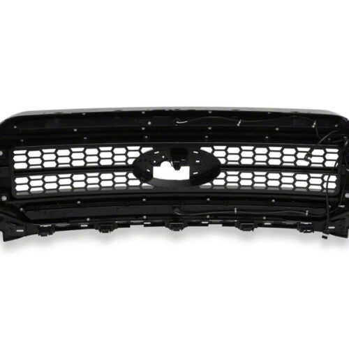 Raxiom for 2021-2023 Ford F-150/ Exc.Raptor CXR Series LED Upper Replacement Grille with White DRL- Black - Image 6