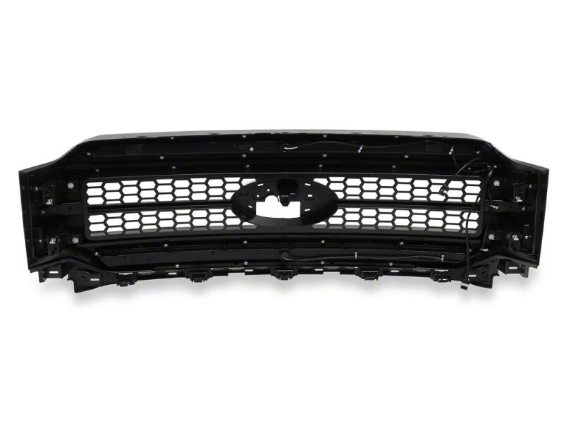 Raxiom for 2021-2023 Ford F-150/ Exc.Raptor CXR Series LED Upper Replacement Grille with White DRL- Black - Image 6