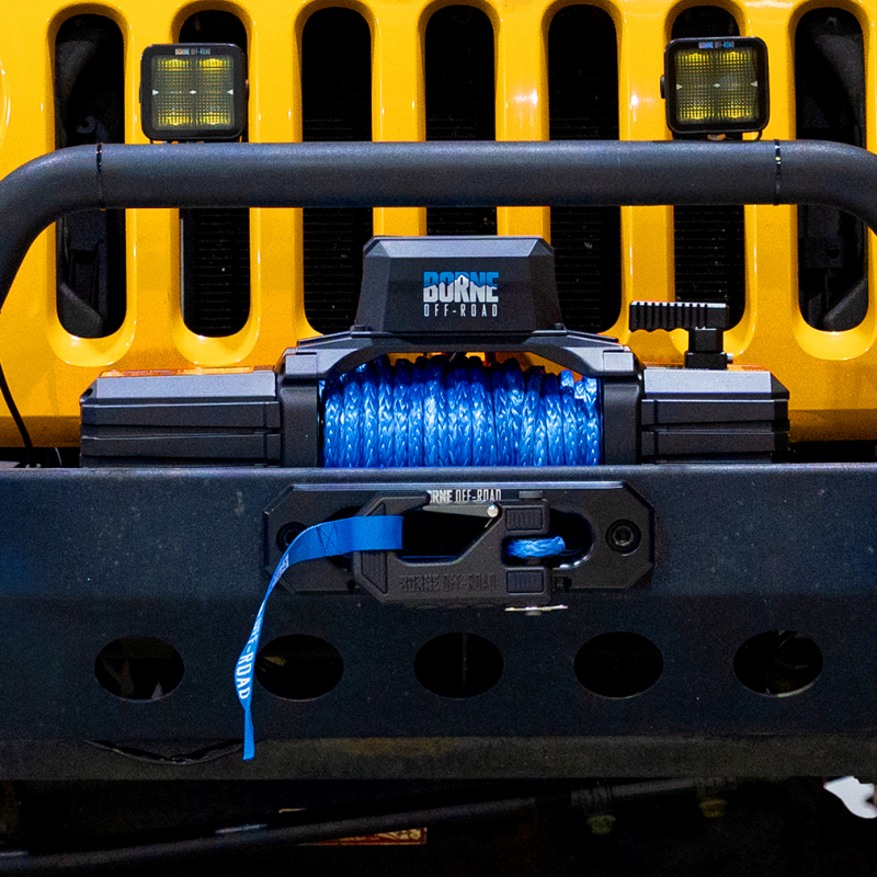 Borne Off-Road 12K Winch - Black Synthetic Rope - Image 10