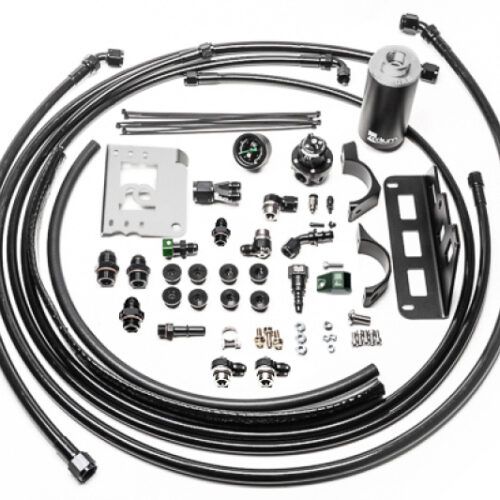 Radium Engineering 08-15 Cadillac CTS-V Fuel Hanger Plumbing Kit - Microglass Filter