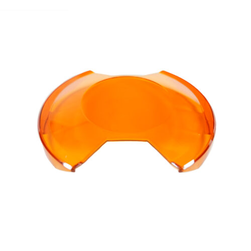 KC HiLiTES 5104 6in. Light Shield for SlimLite LED - Amber - Image 3