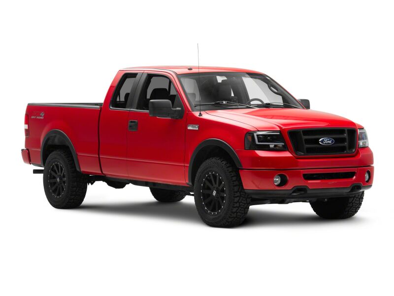 Raxiom for 2004-2008 Ford F-150 Axial Series Projector Headlights- Black Housing- Clear Lens - Image 3
