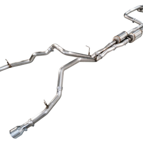 AWE Tuning Cat-Back Exhaust - Chrome Silver Tips for 2025+ RAM 1500 RHO 3.0 I6 TT 0FG Dual Rear Exit