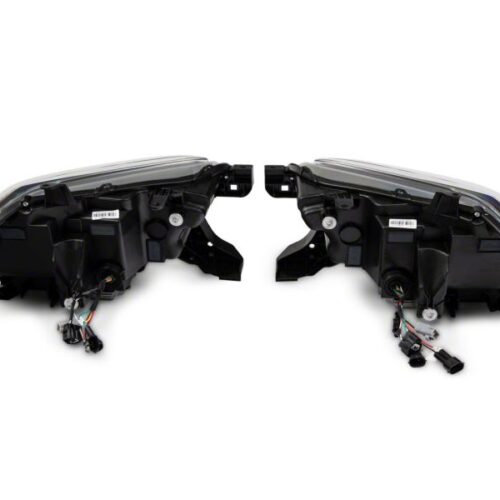 Raxiom for 2016-2023 Toyota Tacoma w/ Factory Halogen DRL LED Headlights- Black Housing (Clear Lens) - Image 7
