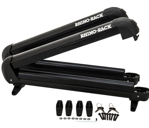 Rhino-Rack 574 Universal Ski/Snowboard Carrier - Fits 4 Pairs of Skis or 2 Snowboards - Black - Image 5