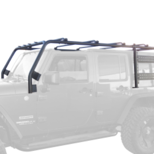 Body Armor 4x4 07-18 Jeep Wrangler JK 4dr Roof Rack Frame Crossbars/Rails - Image 2