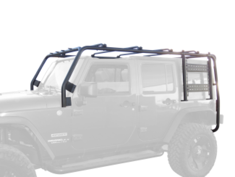 Body Armor 4x4 07-18 Jeep Wrangler JK 4dr Roof Rack Frame Crossbars/Rails - Image 2