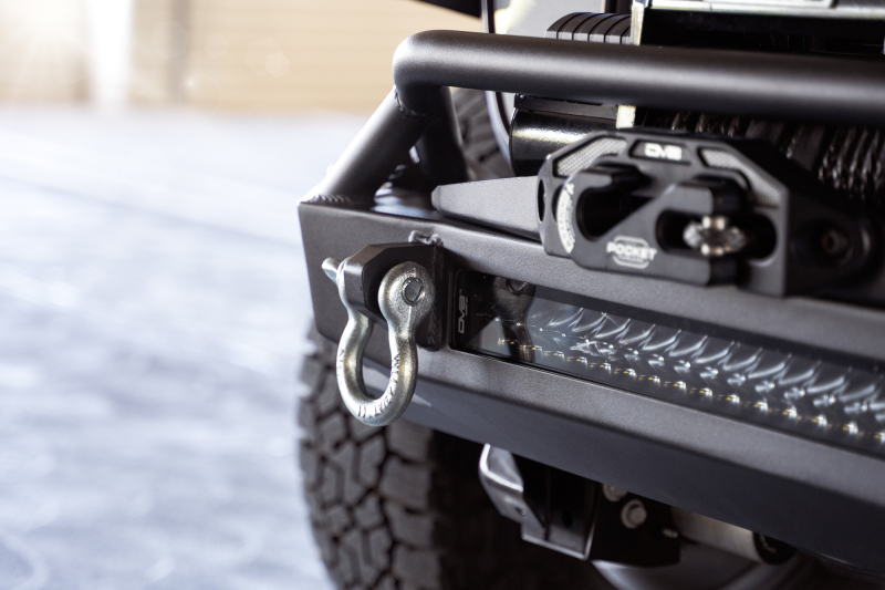 DV8 Offroad FBJL-11 07-23 Jeep Wrangler JK/JL & Gladiator JT FS-1 Series Stubby Front Bumper - Image 5