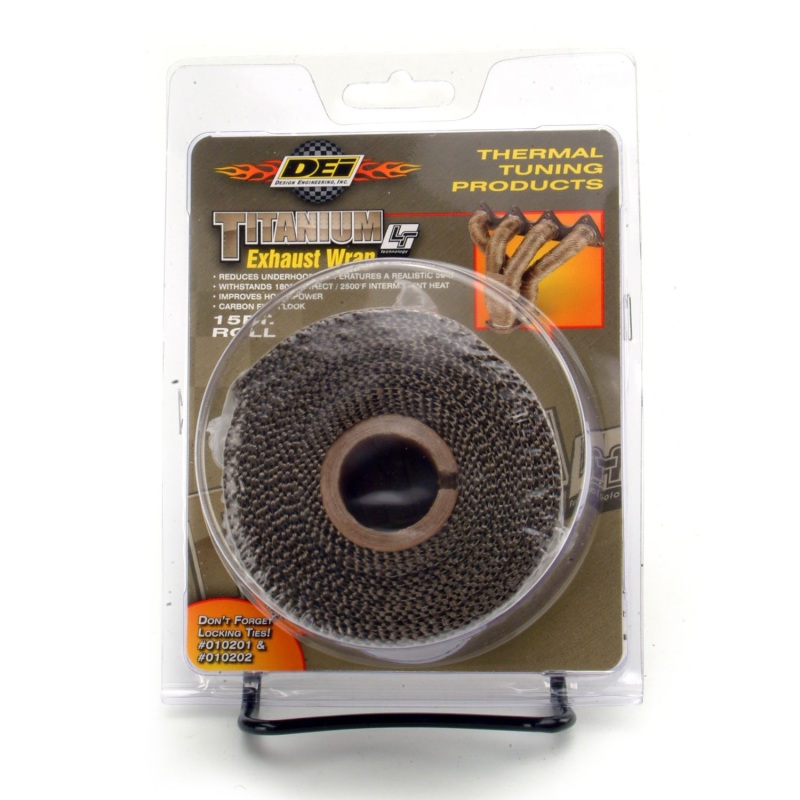 DEI 10129 Exhaust Wrap 2in x 15ft - Titanium - Image 3
