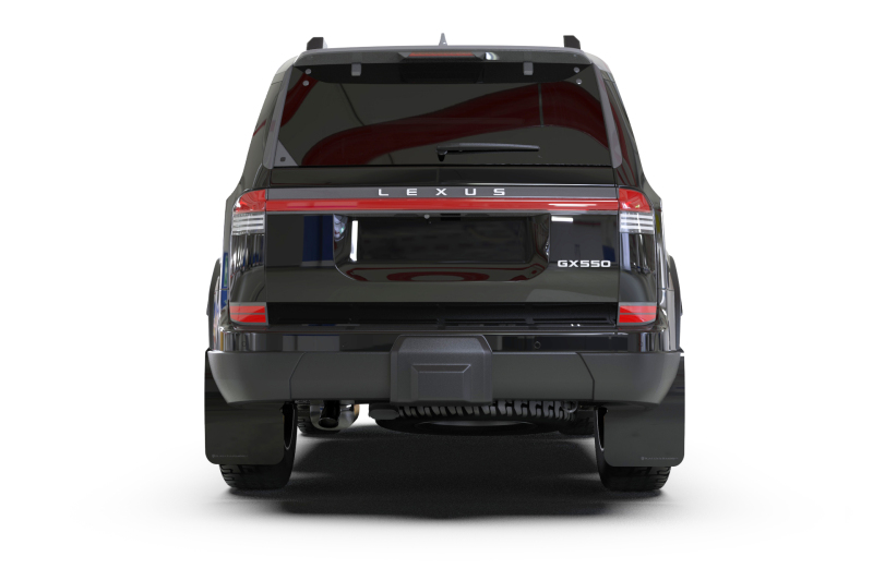 Rally Armor 24-26 Lexus GX 550 Luxury Black UR Mud Flap - Metallic Black Logo - Image 3