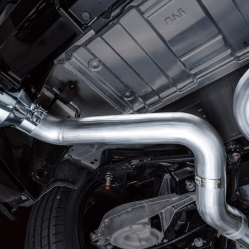 Alternative view of AWE Tuning Track Edition Cat-Back Exhaust System w/ Chrome Silver Tips for 2023 Nissan Z RZ34 RWD