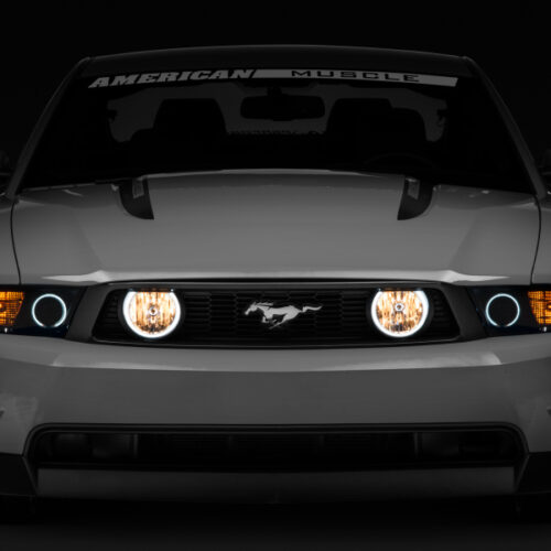 Raxiom for 2005-2012 Ford Mustang GT LED Halo Fog Lights (Chrome) - Image 9