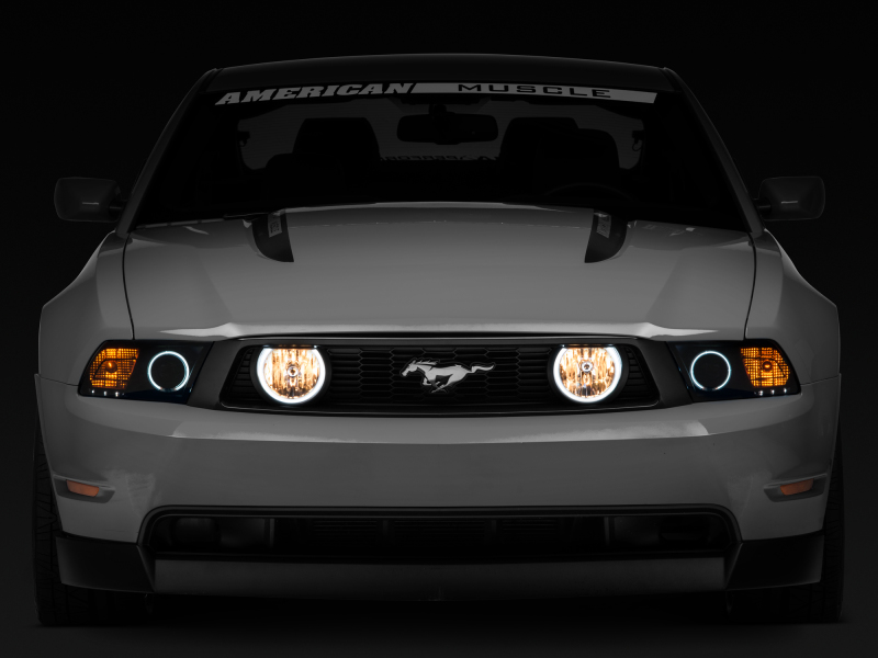 Raxiom for 2005-2012 Ford Mustang GT LED Halo Fog Lights (Chrome) - Image 9