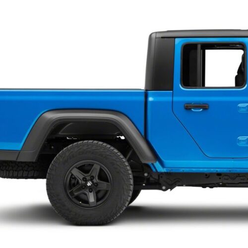 Raxiom for 2020-2023 Jeep Gladiator JT w/ Factory Halogen LED Tail Lights- Black Housing (Smoked Lens) - Image 3