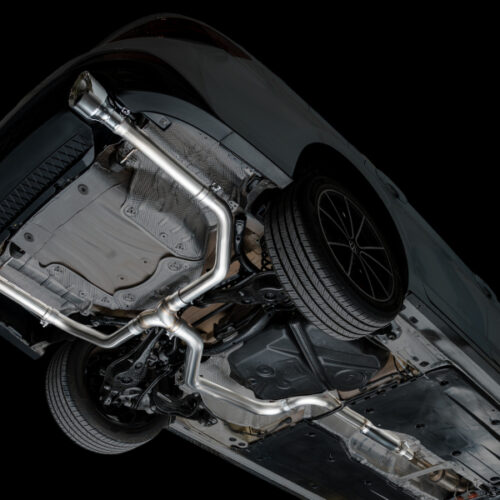 Alternative view of AWE Tuning Track Edition Exhaust - Chrome Silver Tips for 22-25 Volkswagen Jetta GLI