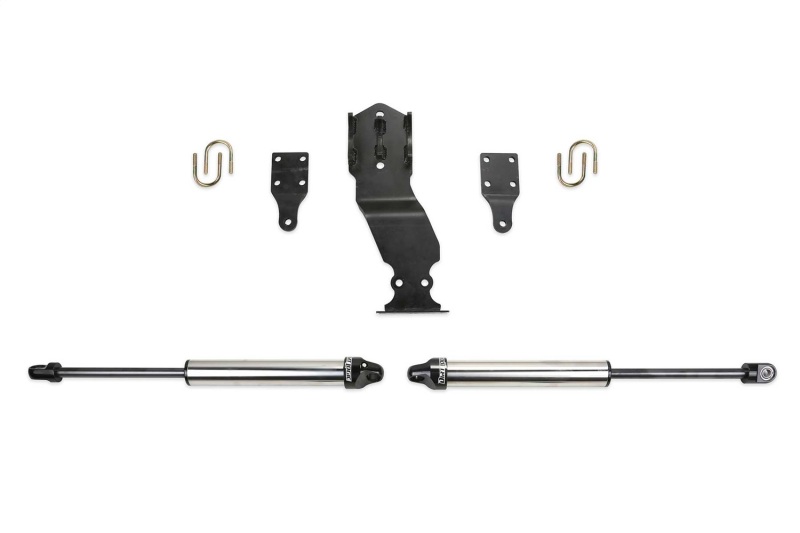 Fabtech 17-21 Ford F250/F350 4WD Dual Steering Stabilizer System w/DL 2.25 Shocks - Image 2