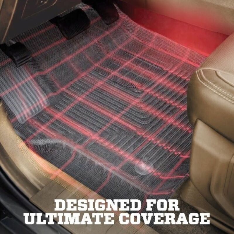 Husky Liners 08-20 Dodge Grand Caravan Weatherbeater Front & 2nd Seat Floor Liners - Black - Image 3