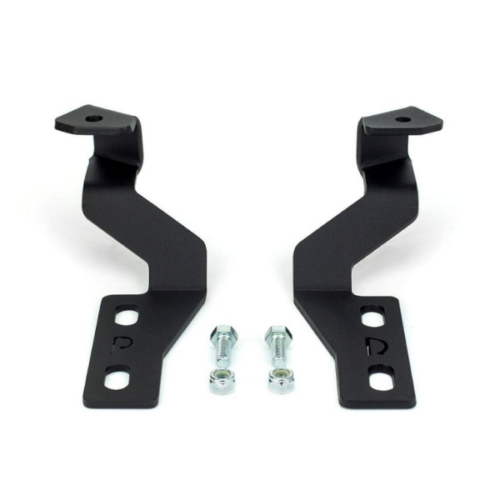 Cali Raised 14-21 Toyota Tundra Low Profile Ditch Light Brackets Kit - Brackets Only
